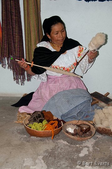 eDSC_0358.JPG - woman showing how to make whool for tapestry